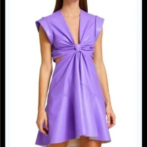 ALC purple cut out mini dress